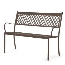 Viadurini in the Garden Gartenbänke-Stapelbare Außenbank aus verzinktem Stahl Made in Italy - Celia