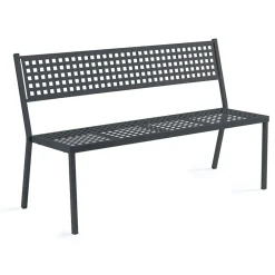 Viadurini in the Garden Gartenbänke-Stapelbare Gartenbank aus verzinktem Stahl Made in Italy - Aberdeen