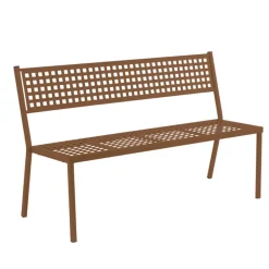 Viadurini in the Garden Gartenbänke-Stapelbare Gartenbank aus verzinktem Stahl Made in Italy - Aberdeen