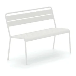 Viadurini in the Garden Gartenbänke-Stapelbare Gartenbank mit Struktur aus verzinktem Stahl Made in Italy - Ralph