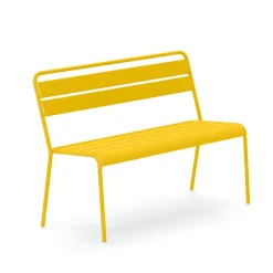 Viadurini in the Garden Gartenbänke-Stapelbare Gartenbank mit Struktur aus verzinktem Stahl Made in Italy - Ralph