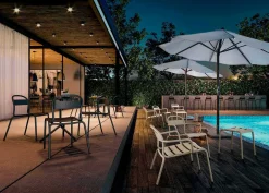 Viadurini in the Garden Sonnenliegen-Stapelbare Outdoor Chaise Longue aus Aluminium Made in Italy, 2 Stück - Shyla