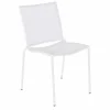 Viadurini in the Garden Gartenstühle Metall-Stapelbarer Außenstuhl aus weiß lackiertem Stahl, 4 Stück - Jaila