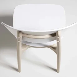 Viadurini Living Moderne Stühle-Stapelbarer Esszimmerstuhl aus Polypropylen, 4 Stück - Zagreb