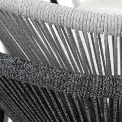 Varaschin Outdoor Hocker-Stapelbarer Gartenhocker aus Aluminium und technischem Stoff - Smart von