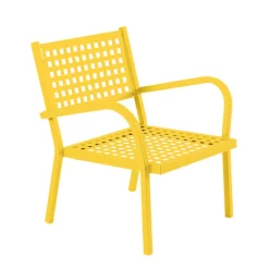 Viadurini in the Garden Metallsessel-Stapelbarer Gartensessel aus Stahl Made in Italy 2 Stück - Aberdeen