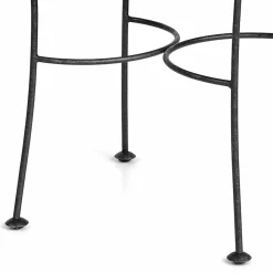 Viadurini in the Garden Gartenstühle Metall-Stapelbarer Gartenstuhl aus Graphiteisen Made in Italy, 2 Stück - Catrina