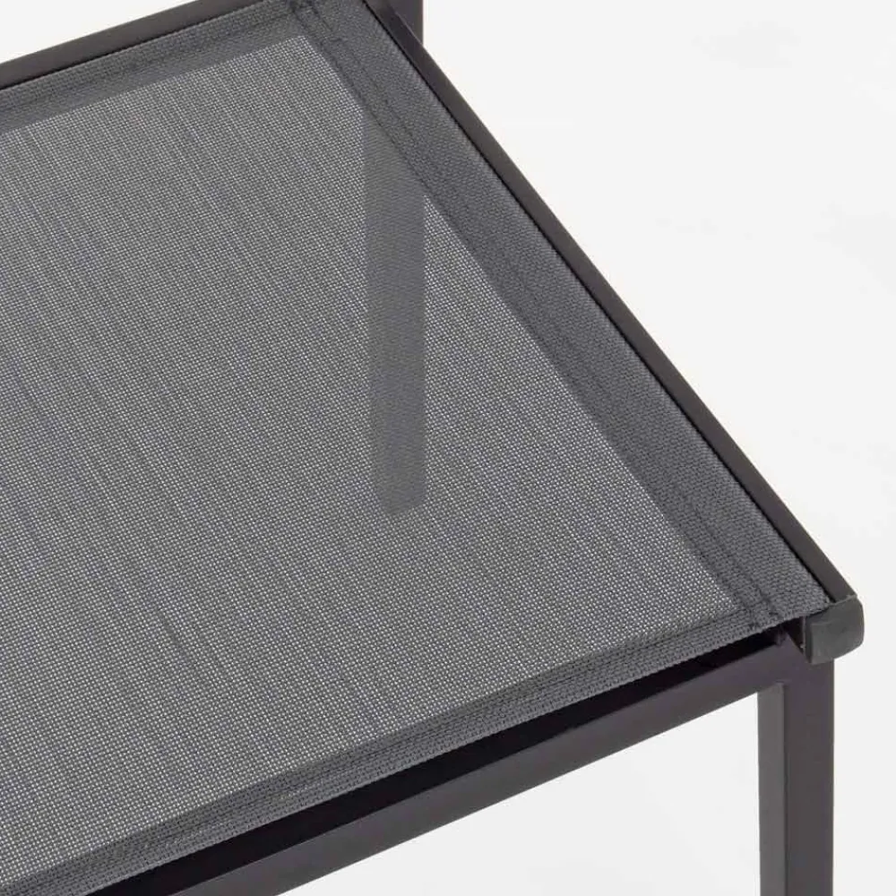 Viadurini in the Garden Gartenstühle Metall-Stapelbarer Gartenstuhl aus Aluminium und Textilene, Modernes Design - Franz