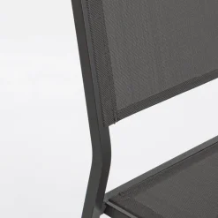 Viadurini in the Garden Gartenstühle Metall-Stapelbarer Gartenstuhl aus Aluminium und Textilene, Modernes Design - Franz