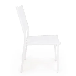 Viadurini in the Garden Gartenstühle Metall-Stapelbarer Gartenstuhl aus Aluminium und Textilene, Modernes Design - Franz