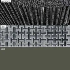 Varaschin Gartenstühle Metall-Stapelbarer Gartenstuhl aus Aluminium und technischem Stoff - Smart By