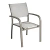 Viadurini in the Garden Gartenstühle Metall-Stapelbarer Gartenstuhl aus Aluminium mit Design-Armlehnen - Gontran