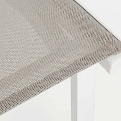 Viadurini in the Garden Gartenstühle Metall-Stapelbarer Gartenstuhl aus Aluminium und Textilene, Homemotion 4 Stück - Serge