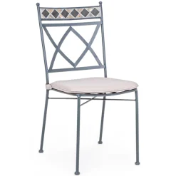 Viadurini in the Garden Gartenstühle Metall-Stapelbarer Gartenstuhl aus Stahl mit oder ohne Armlehnen - Letizia