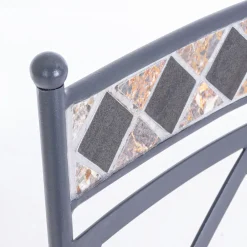 Viadurini in the Garden Gartenstühle Metall-Stapelbarer Gartenstuhl aus Stahl mit oder ohne Armlehnen - Letizia