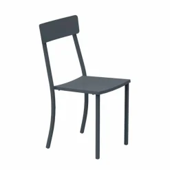 Viadurini in the Garden Gartenstühle Metall-Stapelbarer Gartenstuhl aus lackiertem Metall Made in Italy, 4 Stück - Tüll