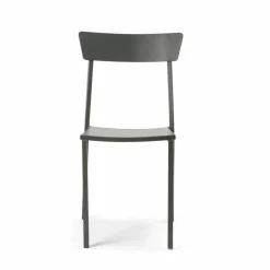 Viadurini in the Garden Gartenstühle Metall-Stapelbarer Gartenstuhl aus lackiertem Metall Made in Italy, 4 Stück - Tüll