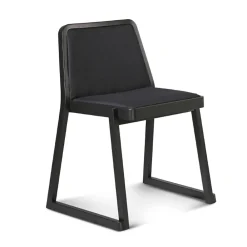 Viadurini Living Moderne Stühle-Stapelbarer Holzstuhl mit Samtsitz Made in Italy, 2 Stück - Leipzig