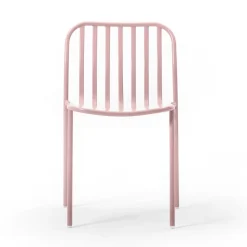 Viadurini in the Garden Gartenstühle Metall-Stapelbarer Metallstuhl für den Außenbereich Made in Italy 2 Stück - Simply