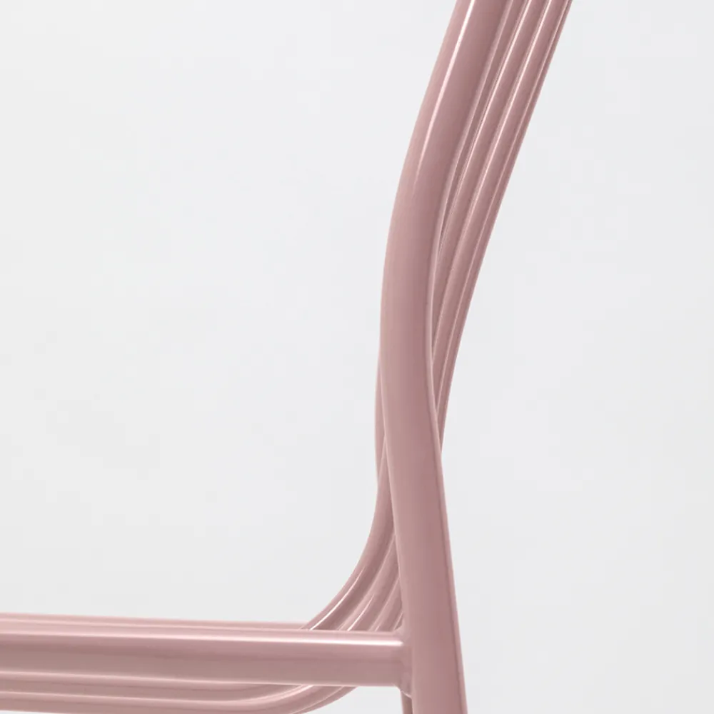 Viadurini in the Garden Gartenstühle Metall-Stapelbarer Metallstuhl für den Außenbereich Made in Italy 2 Stück - Simply