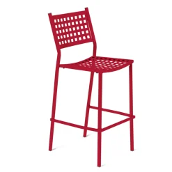 Viadurini in the Garden Outdoor Hocker-Stapelbarer Outdoor-Hocker aus lackiertem Stahl Made in Italy - Nilda