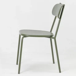 Viadurini in the Garden Gartenstühle Metall-Stapelbarer Outdoor-Stuhl aus farbigem Metall Made in Italy 4 Stück - Pixie