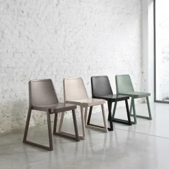 Viadurini Living Moderne Stühle-Stapelbarer Qualitätsstuhl aus Buchenholz Made in Italy, 2 Stück - Leipzig