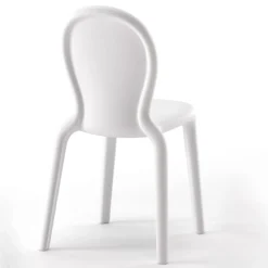 Viadurini Living Moderne Stühle-Stapelbarer Stuhl aus farbigem Polyethylen Hergestellt in Italien, 2 Stück - Jamala