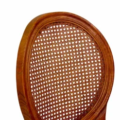 Viadurini Living Moderne Stühle-Stapelbarer Wohnzimmersessel aus Ailando-Holz und Wiener Stroh - Laguna