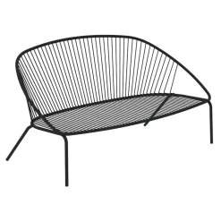 Viadurini in the Garden Gartensofas-Stapelbares Gartensofa aus verzinktem Stahl Made in Italy - Sansa