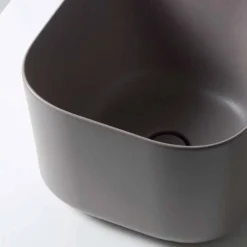 Viadurini Bathroom Farbige Waschbecken-Star Square modernes Design Keramik-Aufsatzwaschbecken 40x40 cm