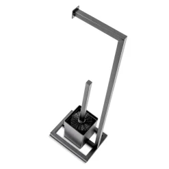 Viadurini Bathroom Toilettenpapierhalter-Stehender Toilettenpapierhalter aus Metall - Kani