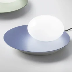 Viadurini Lighting Moderne Stehlampen-Stehlampe aus Aluminium, Metall und weißem Glas - Luma