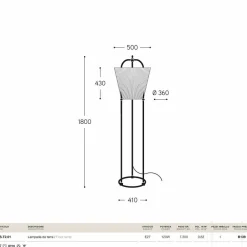 Aldo Bernardi Klassische Stehlampen-Stehlampe aus Messing Tenarunga von