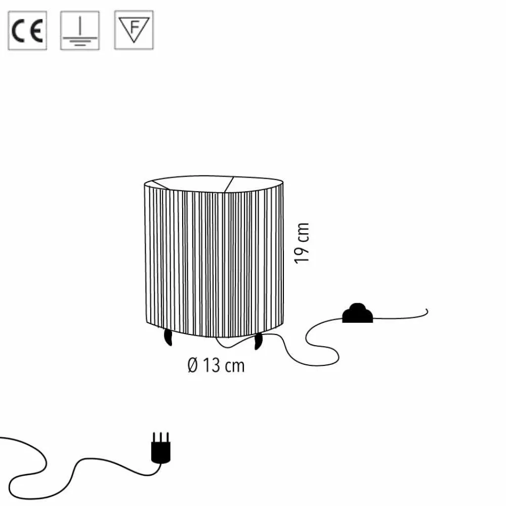 Viadurini by Sideform Moderne Stehlampen-Stehlampe aus Messing und gefärbter Wolle, hergestellt in Italien Evita