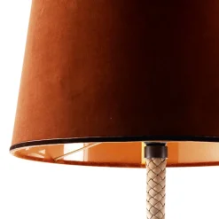 Grilli Designer Stehlampen-Stehlampe aus Metall und Stoff Snake made in Italy