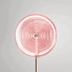 Viadurini Lighting Moderne Stehlampen-Stehlampe aus Metall und Glas, verziert mit konzentrischen Linien – Hackberry