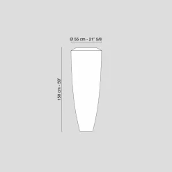 Viadurini Lighting Klassische Stehlampen-Stehlampe Led in modernem Design aus Ldpe Obice Big