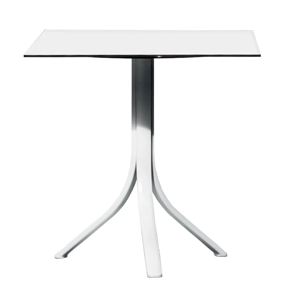 Viadurini in the Garden Garten Beistelltisch-Stehtisch im Freien mit 3 liegenden Aluminiumbeinen in 2 Ausführungen - Filomena