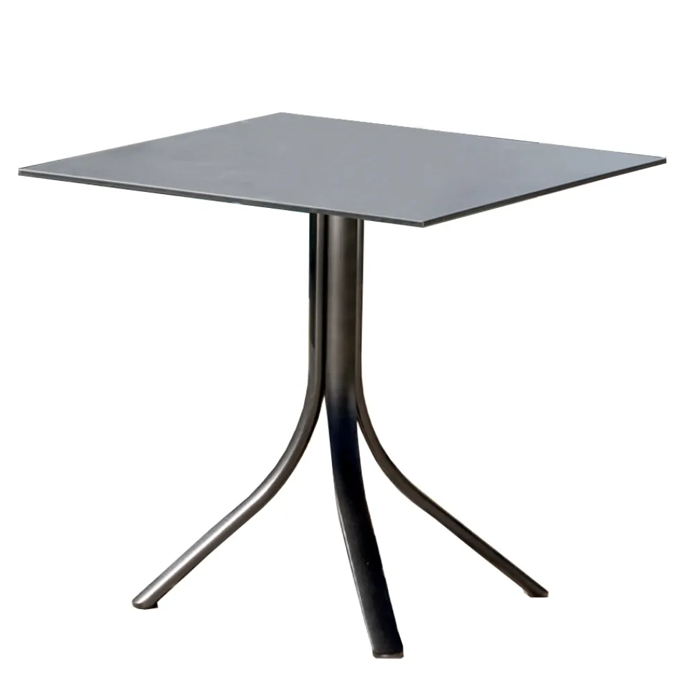 Viadurini in the Garden Garten Beistelltisch-Stehtisch im Freien mit 3 liegenden Aluminiumbeinen in 2 Ausführungen - Filomena