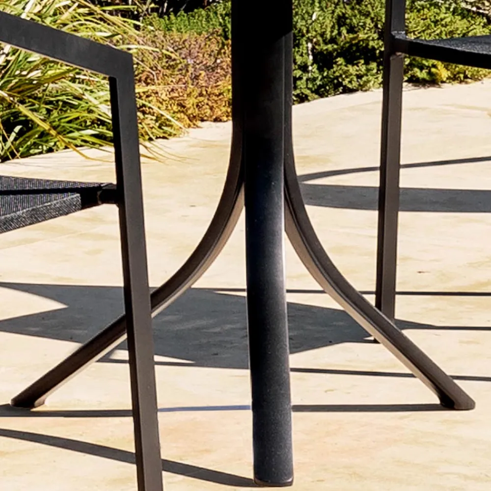 Viadurini in the Garden Garten Beistelltisch-Stehtisch im Freien mit 3 liegenden Aluminiumbeinen in 2 Ausführungen - Filomena