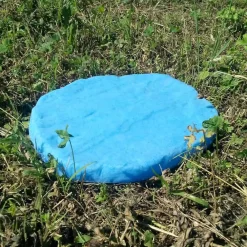 Viadurini in the Garden Lichtmöbel-Steinförmiger Gartenmarker Fluo Weiß oder Blau 4 Stück - Stein