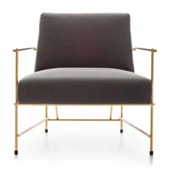 Viadurini Living Moderne Sessel-Stoff Wohnzimmer Sessel mit Metallstruktur Made in Italy - Manila