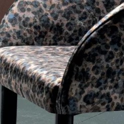 Viadurini Living Moderne Stühle-Stoffstuhl mit Stahlkonstruktion, hergestellt in Italien, 4-teilig – Tagata