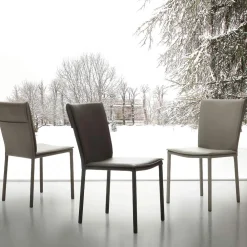 Viadurini Living Moderne Stühle-Stuhl aus Kunstleder in modernem Design Lappola