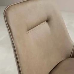 Viadurini Living Moderne Stühle-Stuhl aus Kunstleder Nubuk-Effekt, Metallstrucktur - Ermes