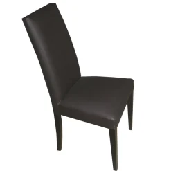 Viadurini Living Klassische Stühle-Stuhl aus Kunstleder und Beine aus lackierter Buche Made in Italy - Jesse