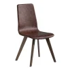 Viadurini Living Moderne Stühle-Stuhl aus Monocoque-Buche und regeneriertem Leder, hergestellt in Italien – Jayden