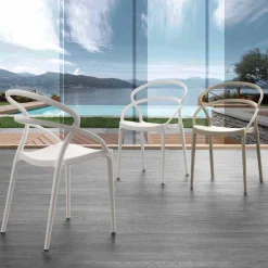 Viadurini Design Stühle-Stuhl aus Polypropylen Pavia, in verschiedenen Farben