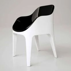 Viadurini Design Moderne Stühle-Stuhl aus Solid Surface® in modernem Design Pointer Made in Italy